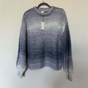 NWT a new day Ombre Knit Sweater